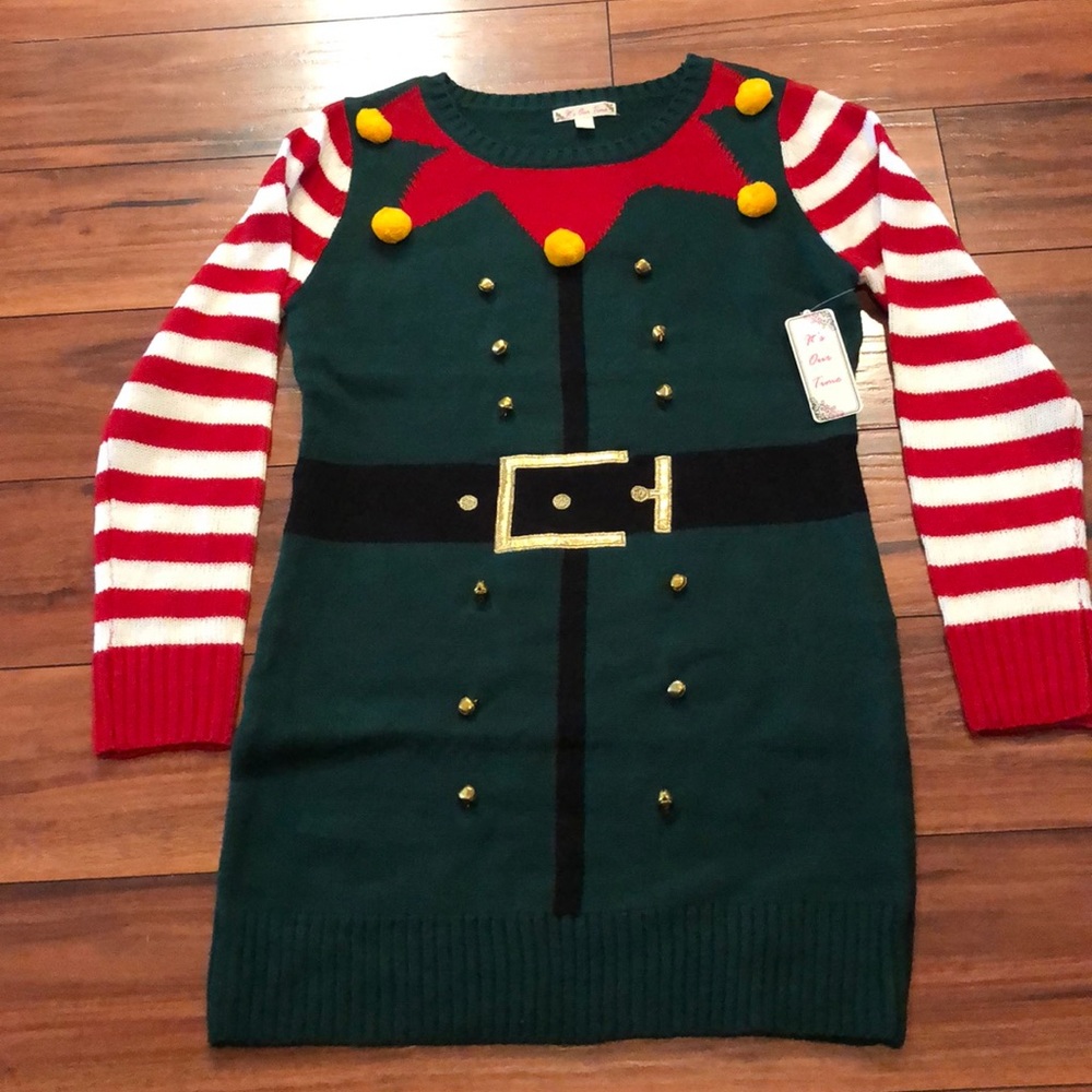 Christmas Sweater Dress
